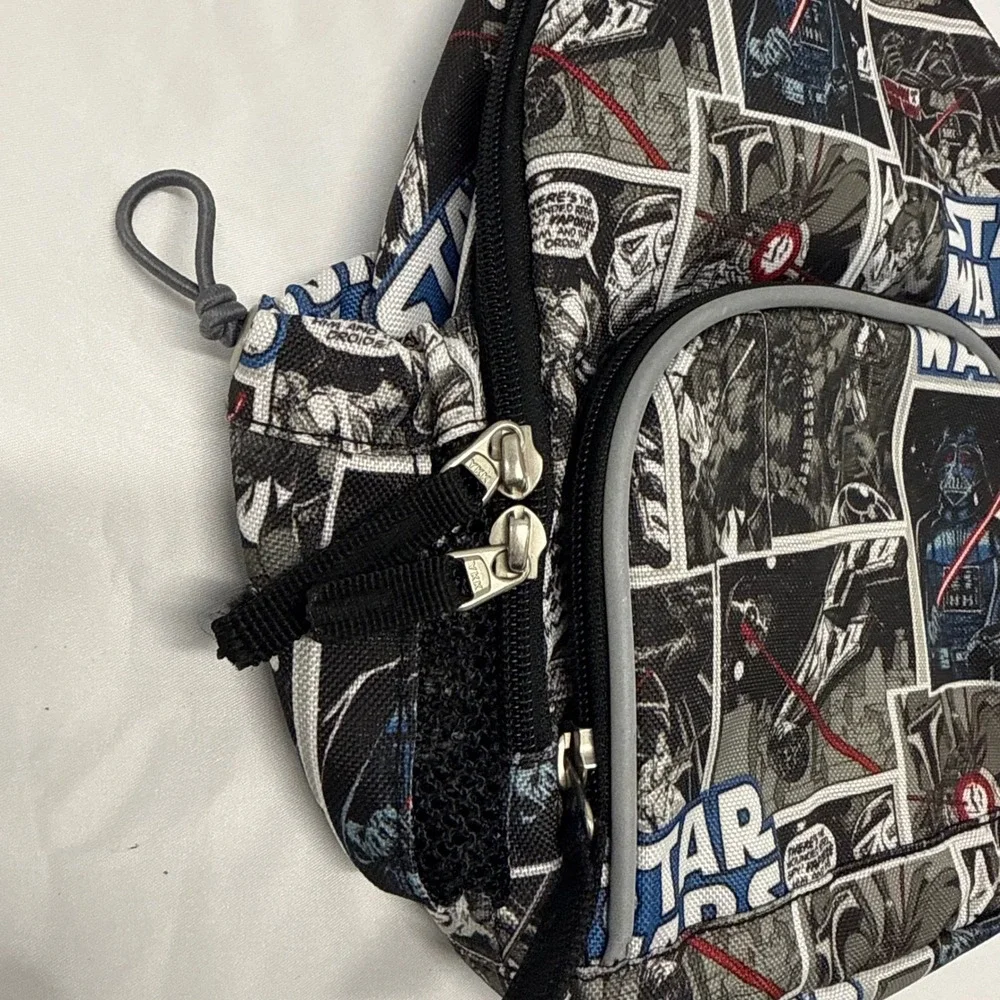 Pottery Barn Star Wars Comic Book Print Mini Backpack Darth Vader Luke Skywalker